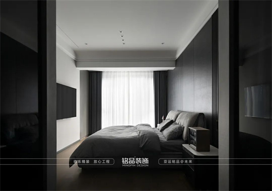 慈溪200平湖樾云著小区后现代装修案例