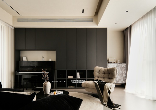 慈溪390㎡现代风格 合生国际名都装修效果案例