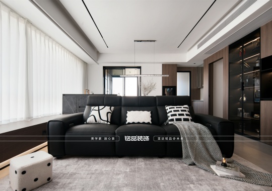 慈溪140㎡现代风格 紫荆府装修效果案例